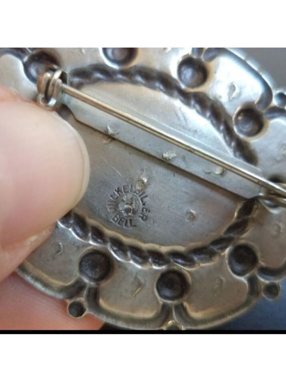 Turquoise Statement Brooch - Picture 3 of 3